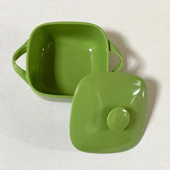 VINTAGE LINDT STYMEIST RSO BRIGHTS SMALL SQUARE COVERED BAKER GREEN, NEW IN BOX - Picture 5 of 9